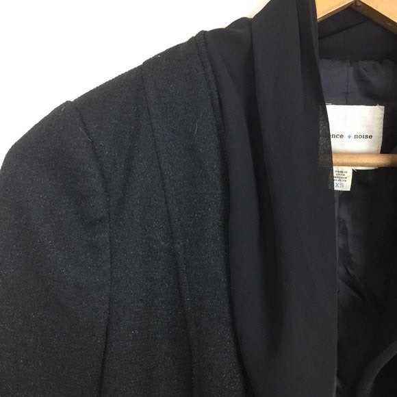 Silence and noise shimmering black blazer - Picture 3 of 5